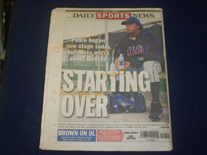 2005 APR 4 NEW YORK DAILY NEWS NEWSPAPER- REMEMBERING POPE JOHN PAUL II- NP 4196
