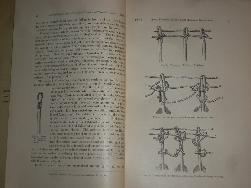 1907 AMER. MUSEUM OF NATURAL HISTORY ANTHROPOLIGICAL PAPERS-VOL 1, PART 1-J 4398