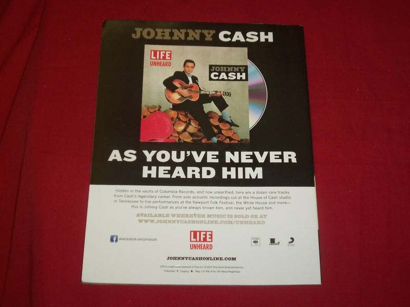 2012 LIFE UNSEEN MAGAZINE - JOHNNY CASH - TRIBUTE ISSUE - B 6061