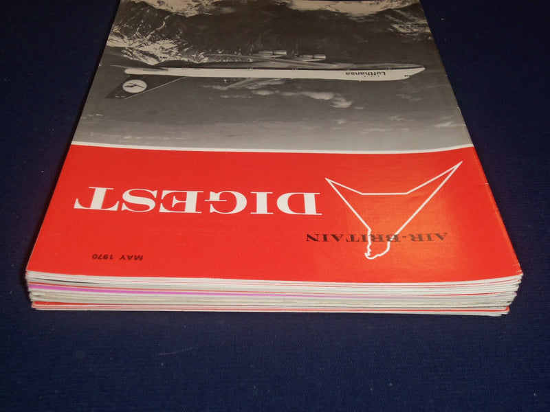 1965-1970 AIR BRITAIN DIGEST MAGAZINES PUBLISHED IN ENGLAND LOT OF 17 - O 2491