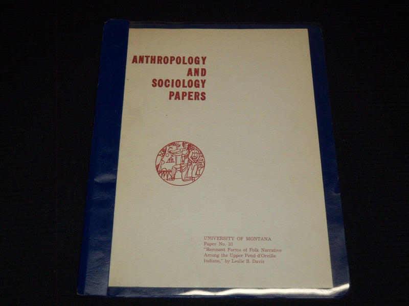 1963 ANTHROPOLOGY AND SOCIOLOGY PAPERS BY LESLIE DAVIS - J 7380