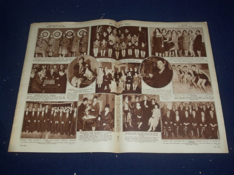 1929 JANUARY 27 NEW YORK TIMES BKLYN-QUEENS-LONG ISLAND PICTURE SECTION- NP 5003