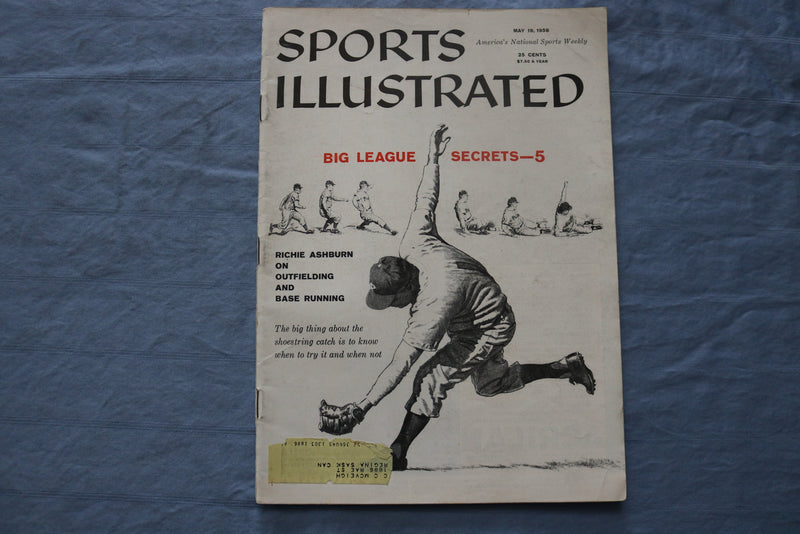1958 MAY 19 SPORTS ILLUSTRATED MAGAZINE - BIG LEAGUE SECRETS 5 - ST 5506D