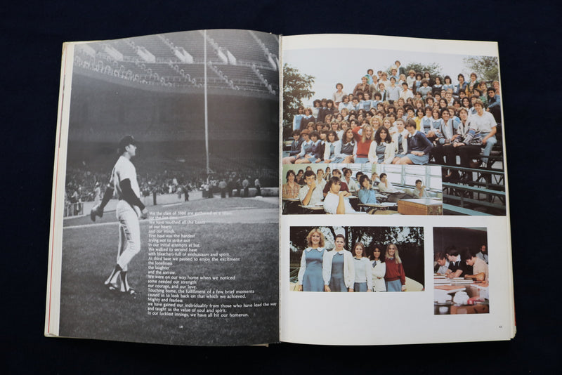 1980 PEACE PACT QUEEN OF PEACE HIGH SCHOOL YEARBOOK - NO. ARLINGTON, NJ- YB 3444