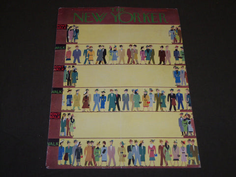 1956 SEPTEMBER 22 NEW YORKER MAGAZINE FRONT COVER ONLY - GREAT ART FOR FRAMING