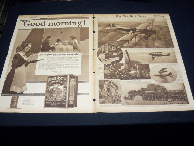 1919 MARCH 23 NEW YORK TIMES PICTURE SECTION - ORMER LOCKLEAR - NT 8841