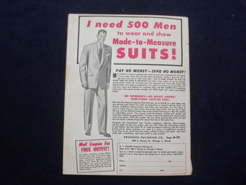 1953 FEBRUARY PARIS MODELS MAGAZINE - DIANE JAMES COVER - SP 4780V