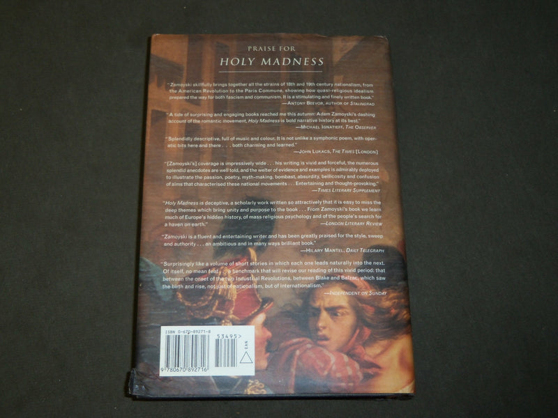 2000 HOLY MADNESS BOOK INSCRIBED BY ADAM ZAMOYSKI - FIRST EDITION - KD 5301
