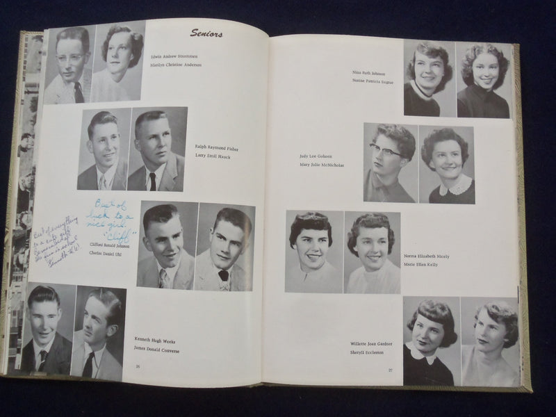 1956 THE BIG STACK ANACONDA HIGH SCHOOL YEARBOOK - ANACONDA, MONTANA - YB 3220