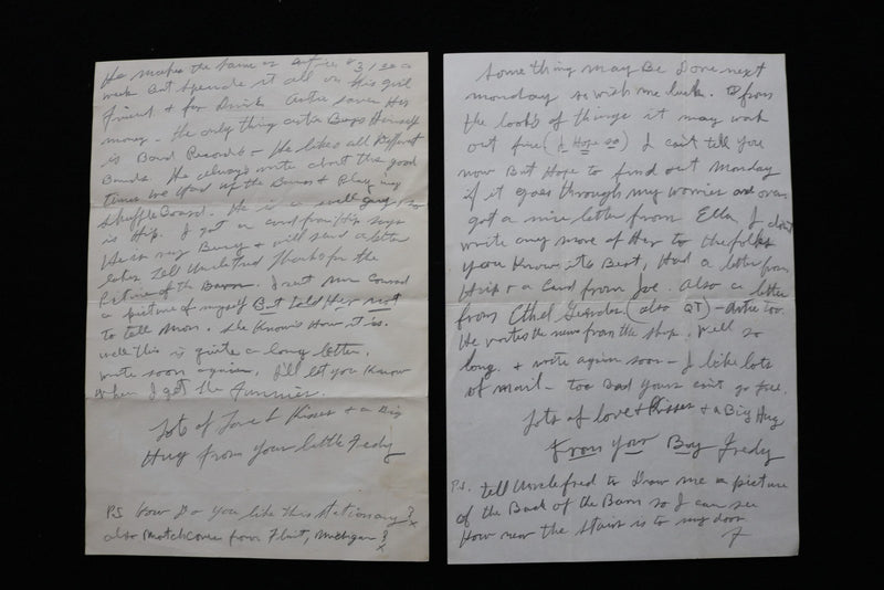 1943 JEFFERSON BARRACKS LETTERS - LOT OF 2 - MISSOURI - K 2771