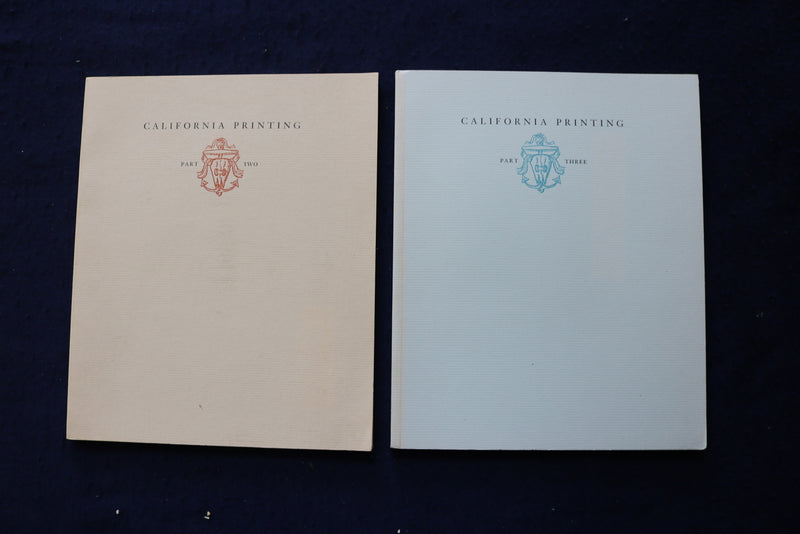 1984-1987 CALIFORNIA PRINTING - PARTS TWO & THREE - SOFTCOVER BOOKS - K 1750