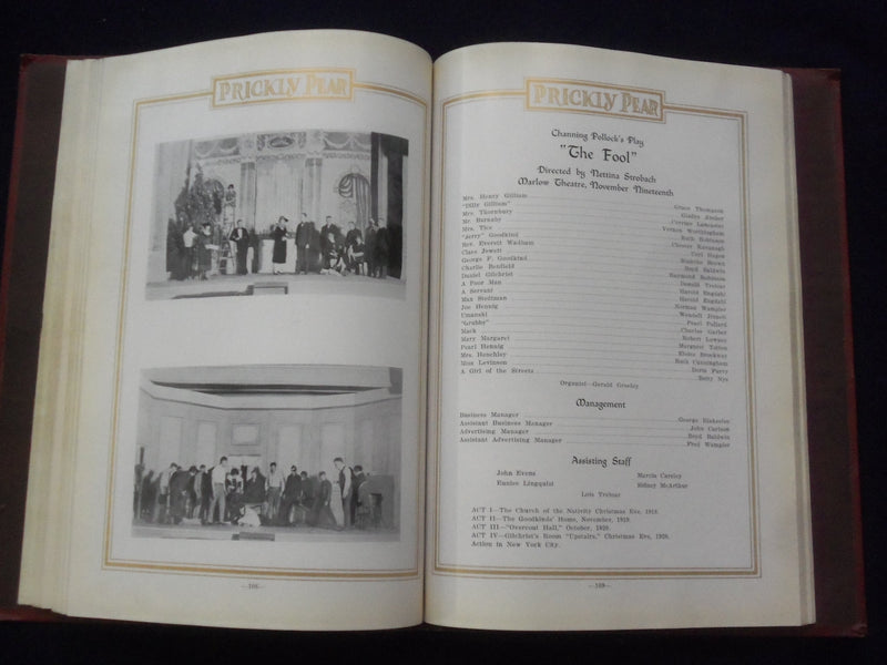 1927 THE PRICKLY PEAR INTERMOUNTAIN UNION COLLEGE YEARBOOK -HELENA, MT - YB 3115