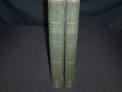 1904 HISTORY OF PORTRAIT MINIATURES BY GEORGE C. WILLIAMSON VOLUME 1 & 2 - #19