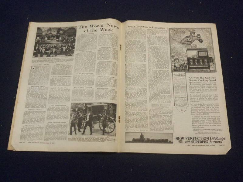 1923 JUNE 23 CHRISTIAN HERALD MAGAZINE - AN OX TEAM OF THE PHILIPPINES - ST 6611