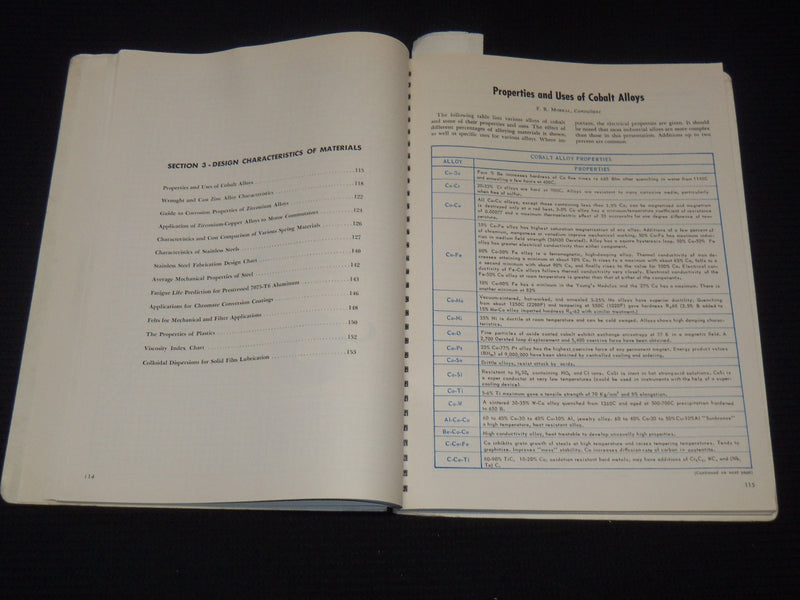 1958 DESIGN NEWS DATA MANUAL - ENGLEWOOD COLORADO - SPIRAL BOUND - KD 5293A