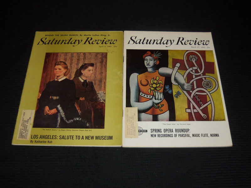1965 SATURDAY REVIEW MAGAZINES LOT OF 20 ISSUES - NICE COVERS - WR 104D