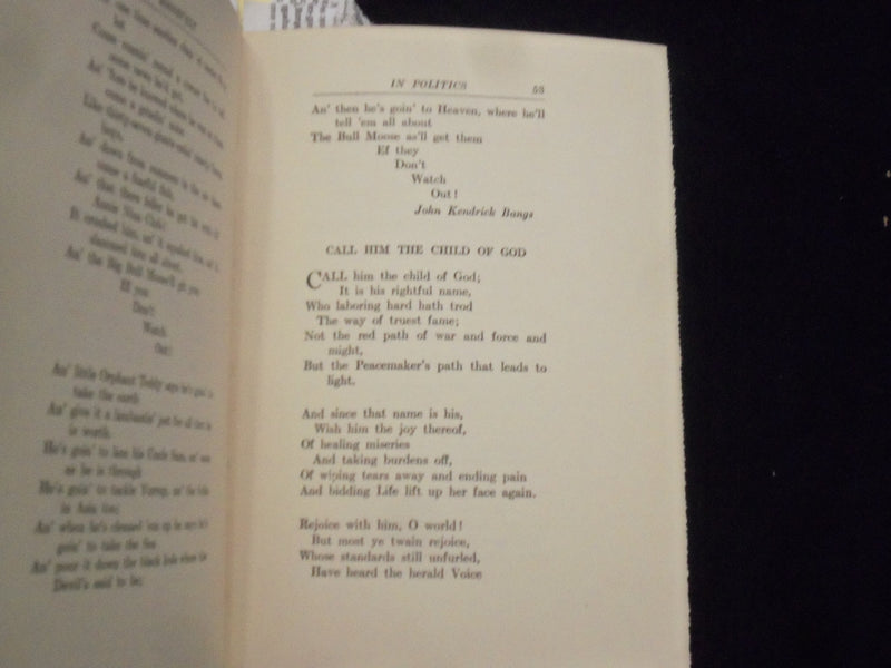1923 ROOSEVELT AS THE POETS SAW HIM HARDCOVER BOOK BY CHARLES TOWNE - KD 8680
