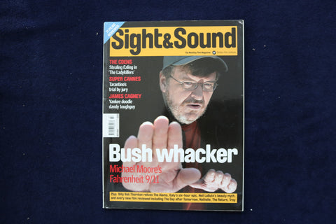 2004 JULY SIGHT AND SOUND MAGAZINE - MICHAEL MOORE COVER - E 19166