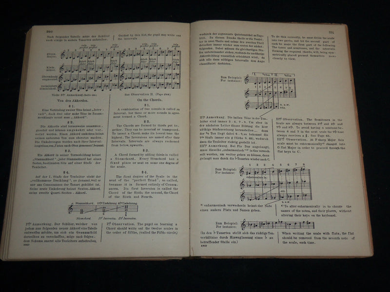 1899 METHOD FOR THE PIANOFORTE HARDCOVER BOOK BY GUSTAV DAMM - KD 6973
