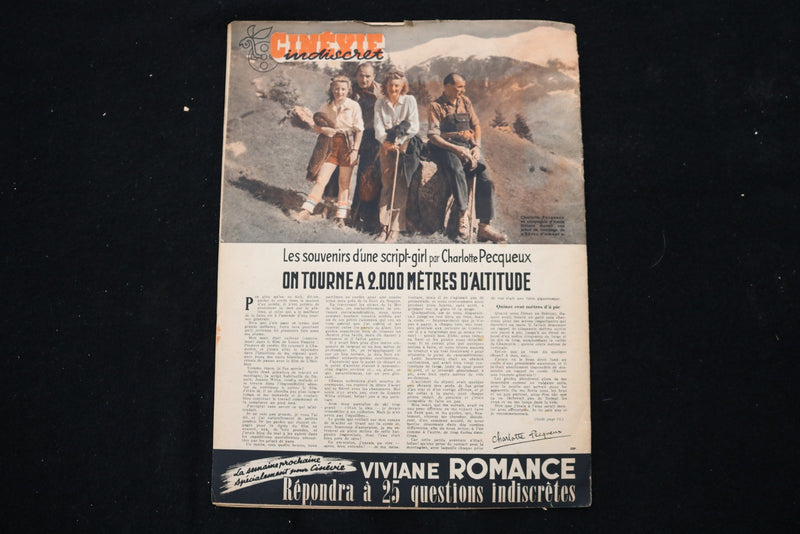 1947 JANUARY 28 CINEVIE MAGAZINE - TYRONE POWER COVER - E 25890