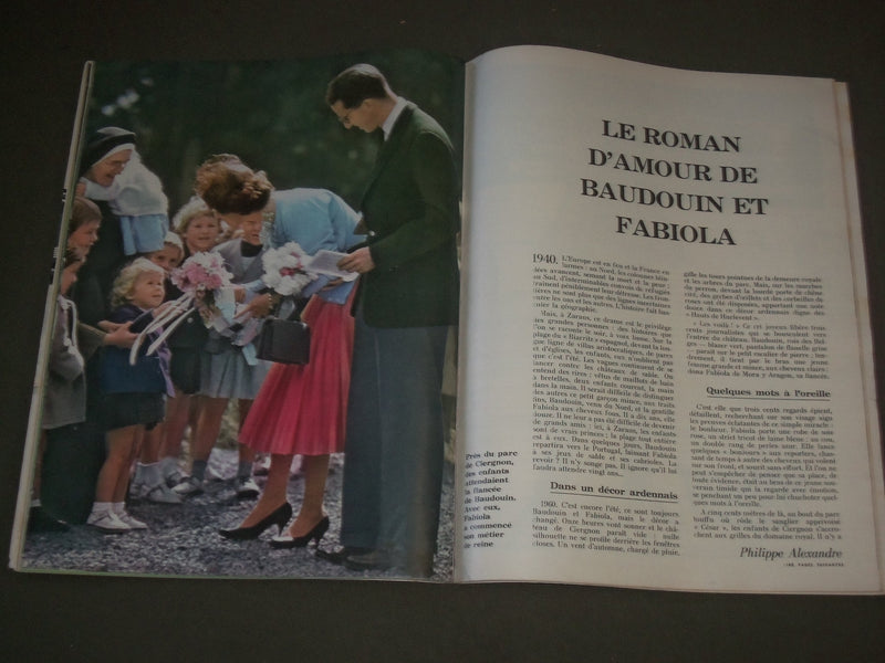 1960 OCTOBER 1 JOURS DE FRANCE MAGAZINE - FABIOLA ET BAUDOUIN - SP 8556