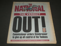 1990 JULY 31 THE NATIONAL SPORTS DAILY NEWSPAPER - THE VERDICT OUT - NP 2569