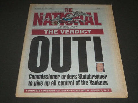 1990 JULY 31 THE NATIONAL SPORTS DAILY NEWSPAPER - THE VERDICT OUT - NP 2569