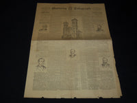 1891 APRIL 15 MORNING TELEGRAPH NEWSPAPER - LINCOLN'S DEATH 26TH ANNIV- NP 2152C