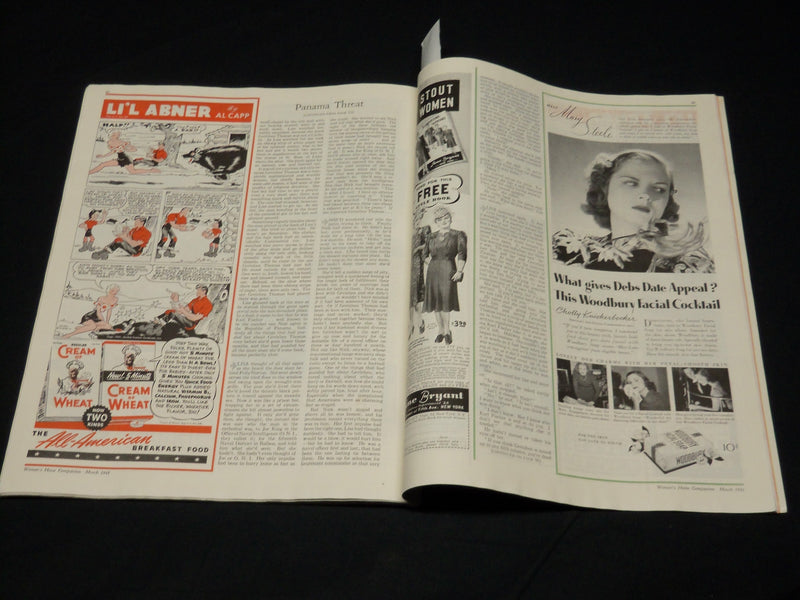 1941 MARCH WOMAN'S HOME COMPANION MAGAZINE - GREAT COVER & ADS - ST 4878N