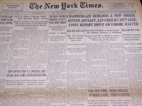1940 FEBRUARY 25 NEW YORK TIMES - REICH CAN'T LOSE, HITLER - NT 2939