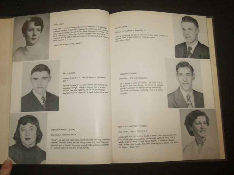 1954 BRADFORD ACADEMY YEARBOOK - BRADFORD, VERMONT - YB 2302
