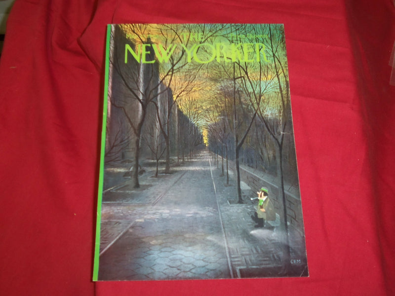 1965 MARCH 13 NEW YORKER MAGAZINE FRONT COVER ONLY - GREAT ART FOR FRAMING