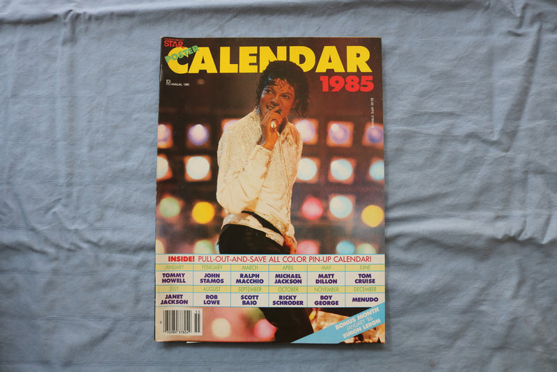 1985 TIGER BEAT POSTER CALENDAR MAGAZINE - MICHAEL JACKSON COVER - E 18672