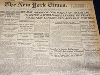 1916 DECEMBER 24 NEW YORK TIMES - WE MAY ABANDON POLICY OF ISOLATION - NT 8647