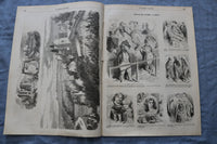 1858 NOV 6 LE MONDE ILLUSTRE MAGAZINE-PUBLICATION DES PROTOCOLES-FRENCH- NP 8442