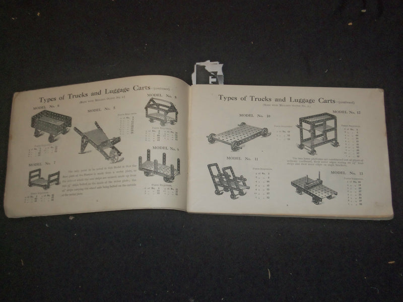1914 MECCANO MODELS INSTRUCTIONS CATALOG - J 6389