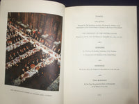 1957 PROCEEDINGS OF WILLIAMSBURG AWARD TO CHURCHILL HARDCOVER BOOK BY - KD 9076