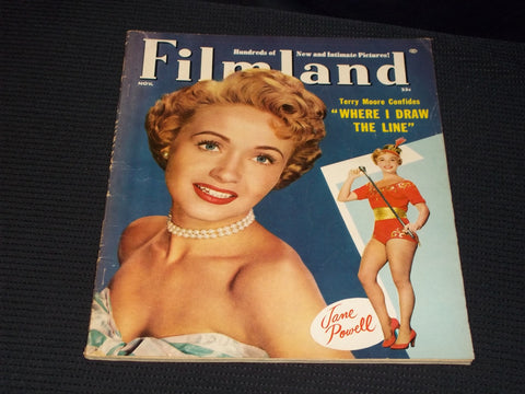 1954 NOVEMBER FILMLAND MAGAZINE - JANE POWELL FRONT COVER - E 14137