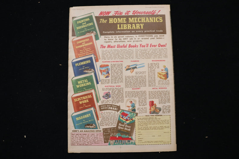1949 SEPTEMBER 11 CHICAGO SUNDAY TRIBUNE MAGAZINE - ROBERT RYAN COVER - E 26215