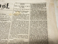 1865 MAY 30 THE EVENING POST NEWSPAPER - JEFF. DAVIS - SURRATT - NP 4956