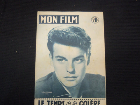 1957 JULY 3 MON FILM FRENCH MAGAZINE - ROBERT WAGNER COVER - E 26119