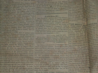 1853 SEP 3 THE SATURDAY EVENING POST NEWSPAPER - GODIVA - GARIBALDI - NP 5056