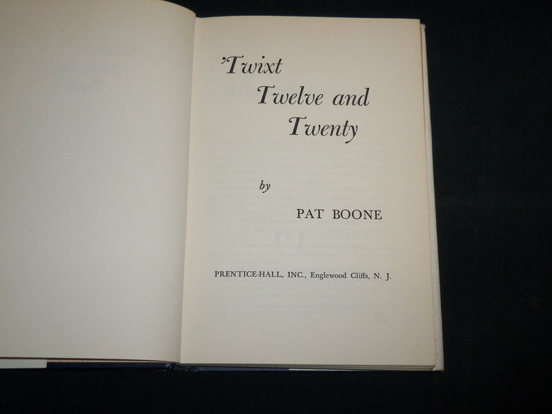 1958-1960 PAT BOONE HARDCOVER BOOKS LOT OF 2 - KD 7285