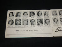 1949 PORTRAIT DIRECTORY OF WELLESLEY COLLEGE - WELLESLEY MASSACHUSETTS - J 6874