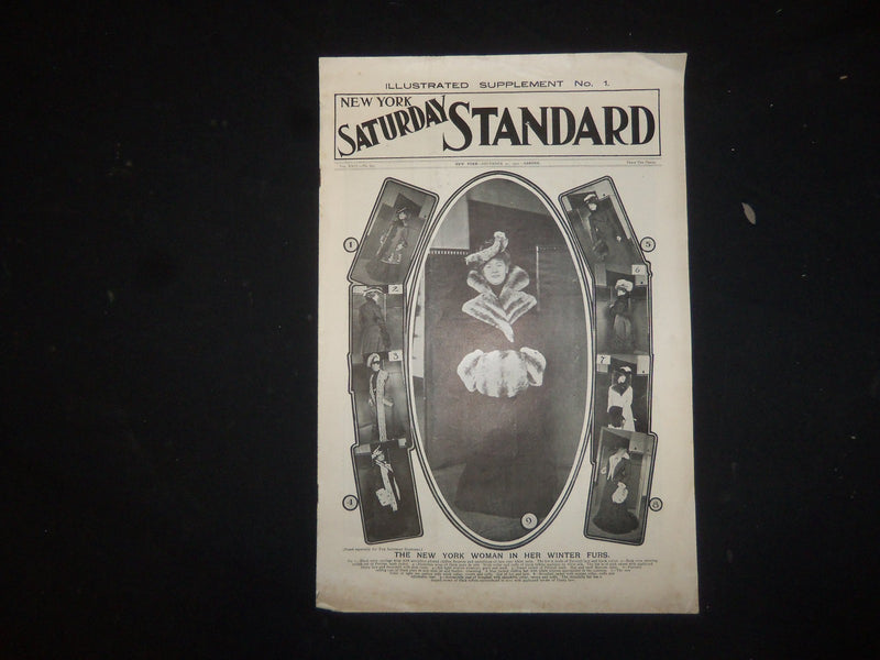 1901 DEC 21 NY SATURDAY STANDARD MAGAZINE ILLUSTRATED SUPPLEMENT NO. 1 - ST 3191