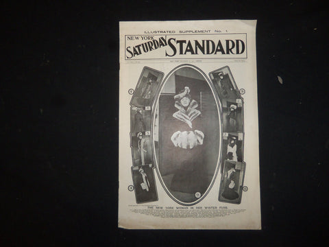 1901 DEC 21 NY SATURDAY STANDARD MAGAZINE ILLUSTRATED SUPPLEMENT NO. 1 - ST 3191