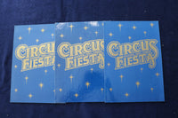 1987-1990 TONY HOPKINS CIRCUS FIESTA PROGRAMS - LOT OF 8 - O 3527