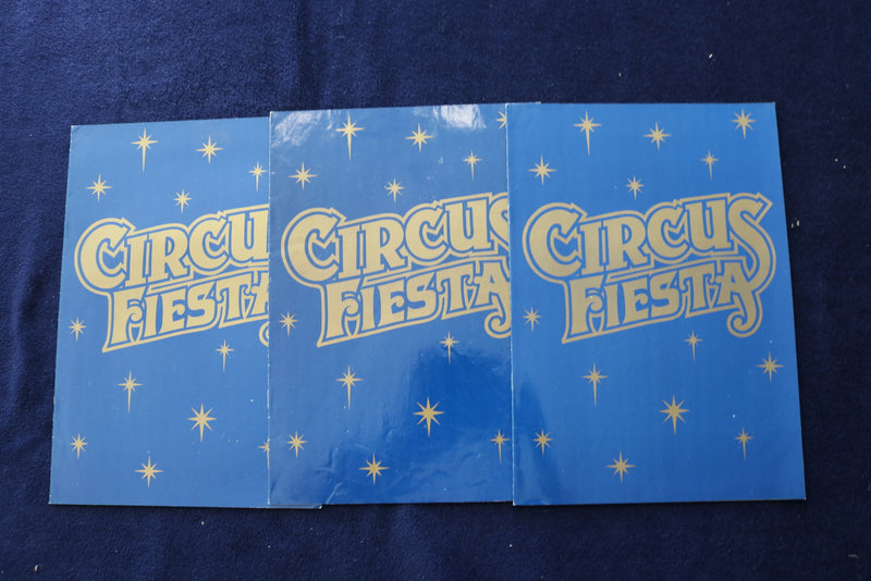 1987-1990 TONY HOPKINS CIRCUS FIESTA PROGRAMS - LOT OF 8 - O 3527