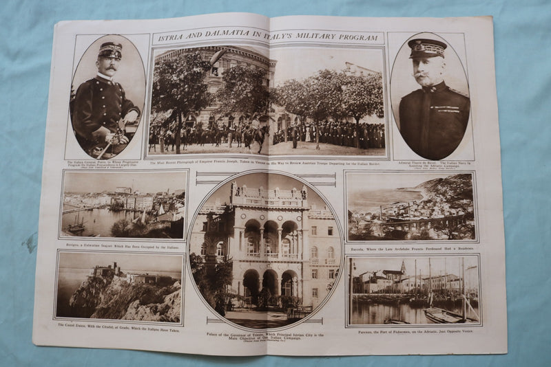 1915 JULY 15 NEW YORK TIMES MID-WEEK PICTORIAL -GIRL AT RESTORED ALSACE- NP 9145