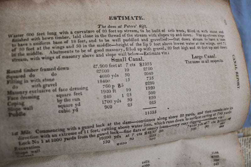 1828 PENNSYLVANIA SENATE JOURNAL 1828-29 SESSION VOL II - FOLD-OUTS - KD 9591